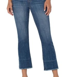 Liverpool Gia Glider Cropped Flare Jeans